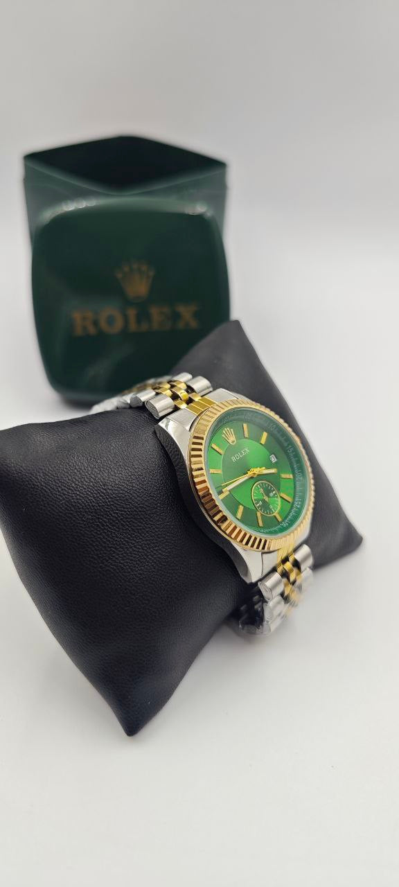 ROLEX DAYTJUST ÇİFT RENK İÇİ YEŞİL BAYAN SAATİ
