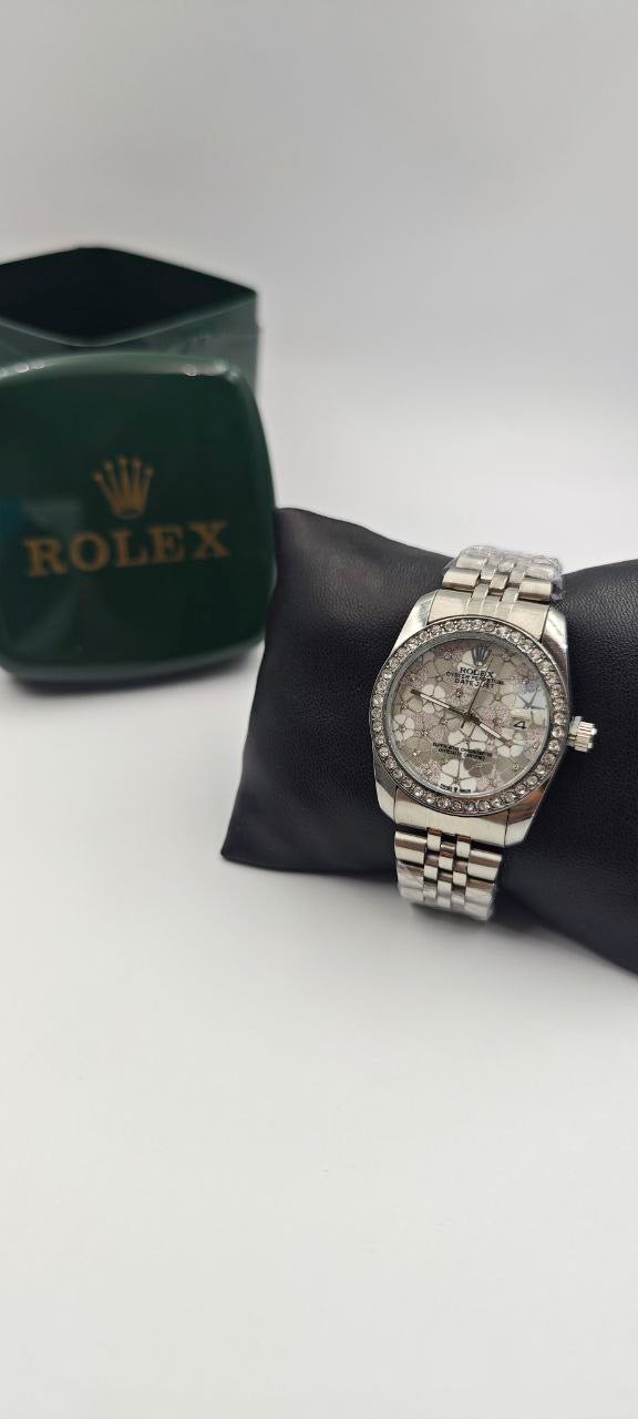 ROLEX DAYTJUST İÇİ ÇİÇEK BAYAN SAATİ