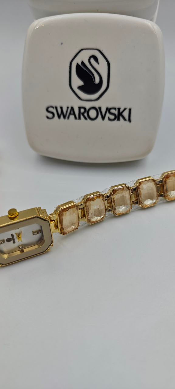 SWAROVSKİ EKMAS TAŞLI BAYAN SAATİ